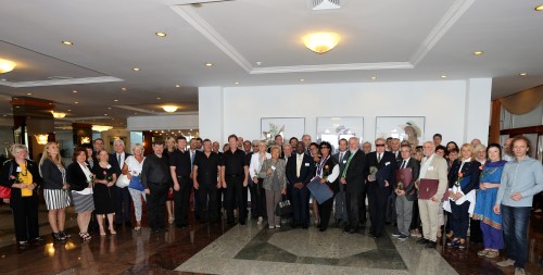 1 ddr. Jožica Bezjak, dr. Mirko Slosar, dr. Peter Bossman, dr. peter Butala, Podelitev nagrad 15 let ZPTU  Slovenije, GH Bernardin, sept 2016